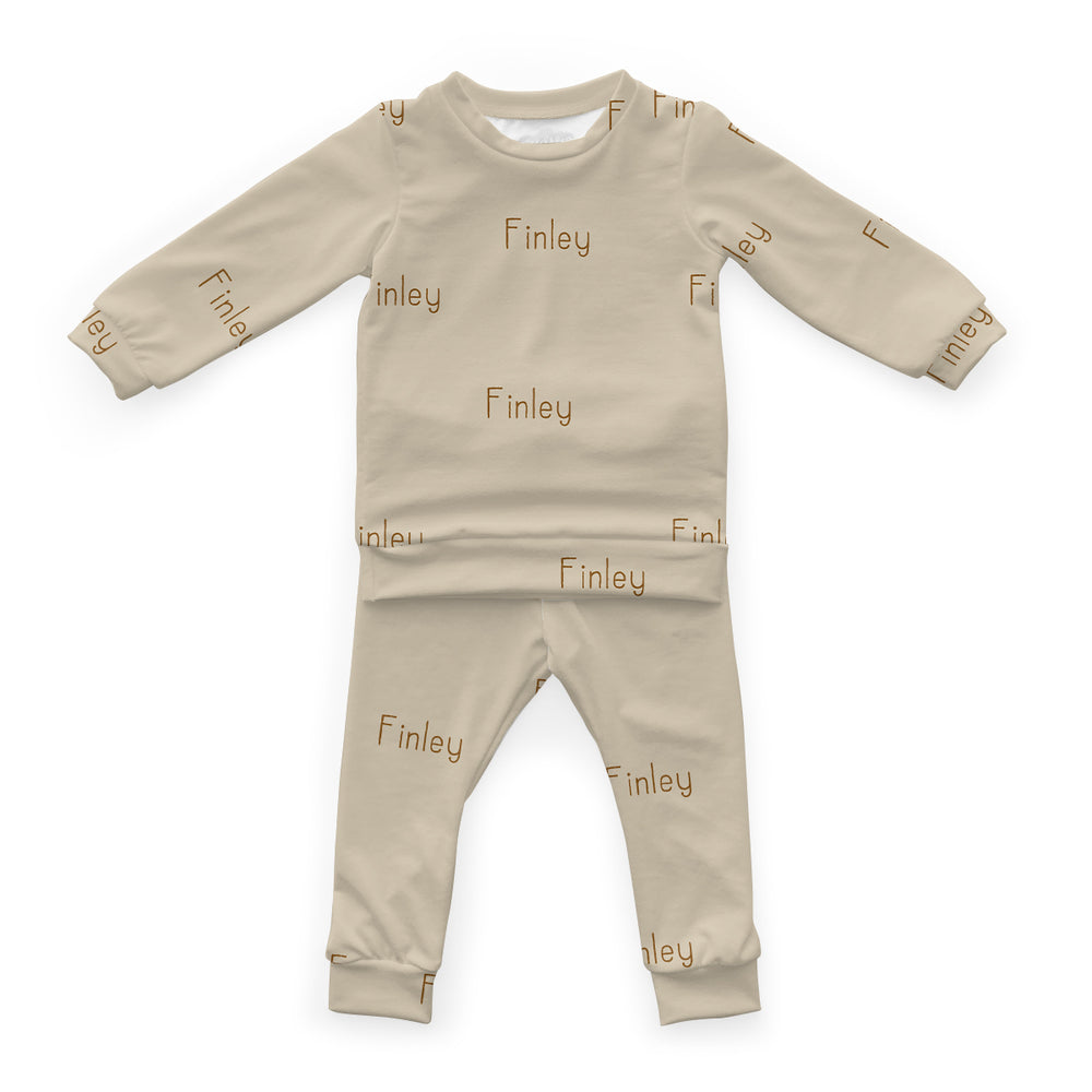 Personalized Cloudwear {Baby + Kid Loungewear} | Golden Hues