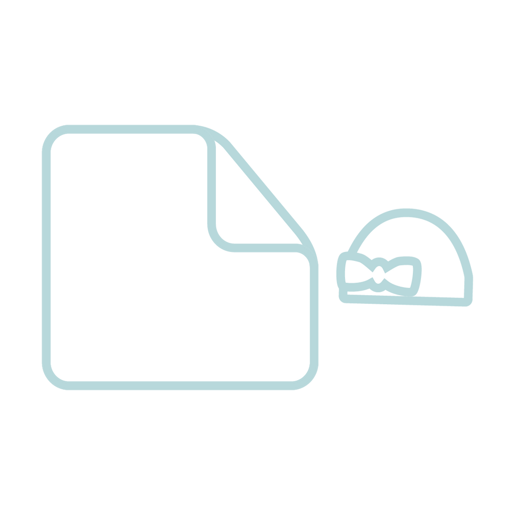 Personalized Swaddle & Hat Set Archive Design Audrey & Bear