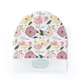 Personalized  Swaddle & Hat Set | Bella Flora