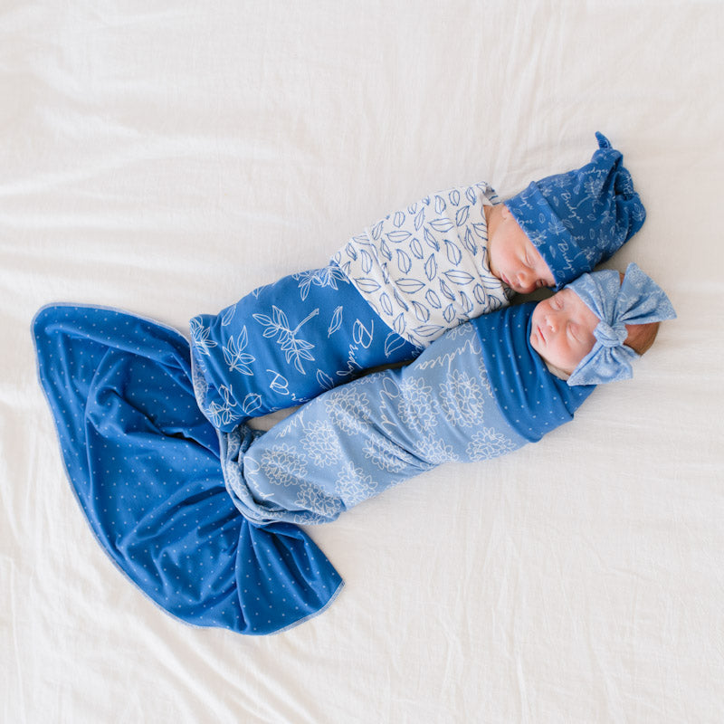 Birth Flower tree swaddle set