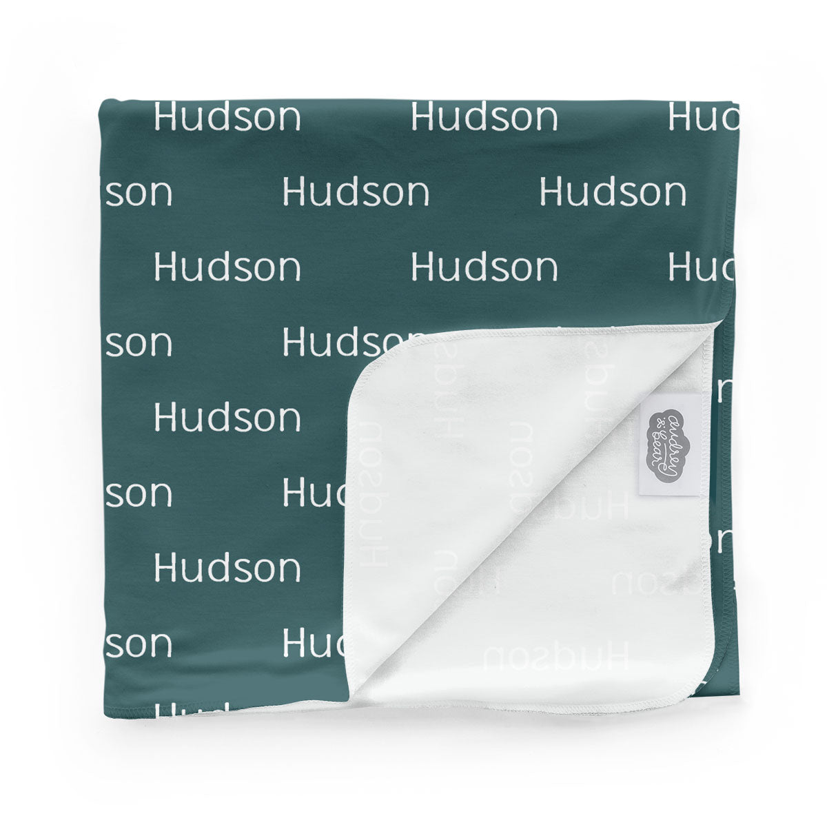 Personalized Swaddle Blanket | Farmhouse Crisscross