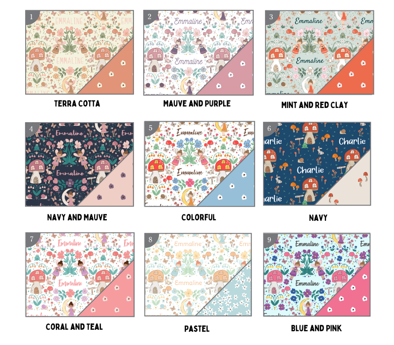 a bunch of different types of fabric