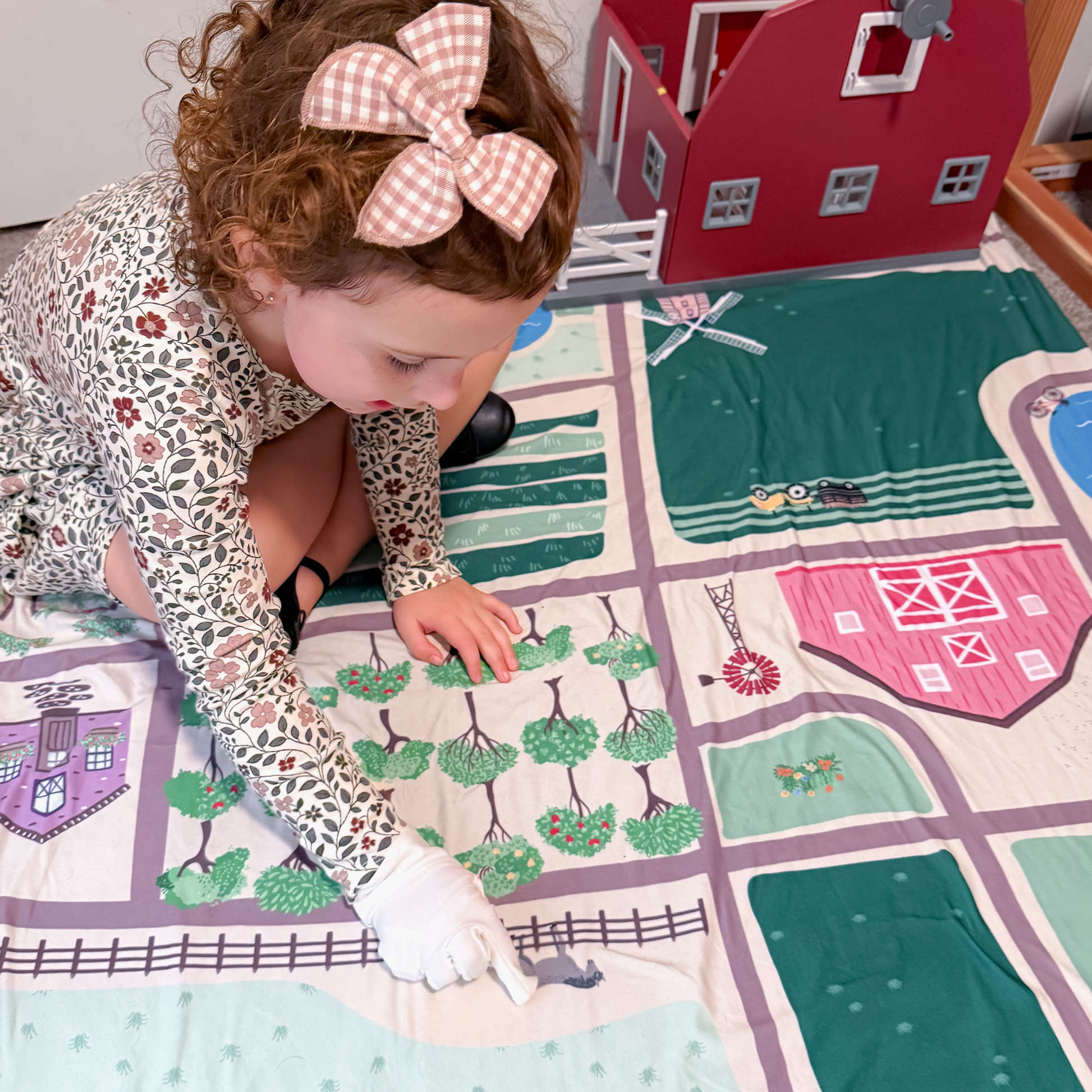 Personalized Play Blanket | Farm