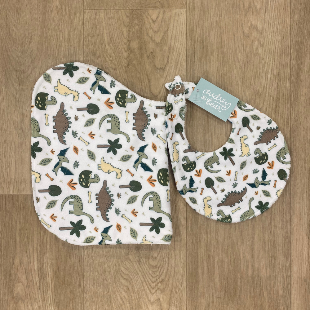 Bib & Burp Cloth Set - Non Personalized