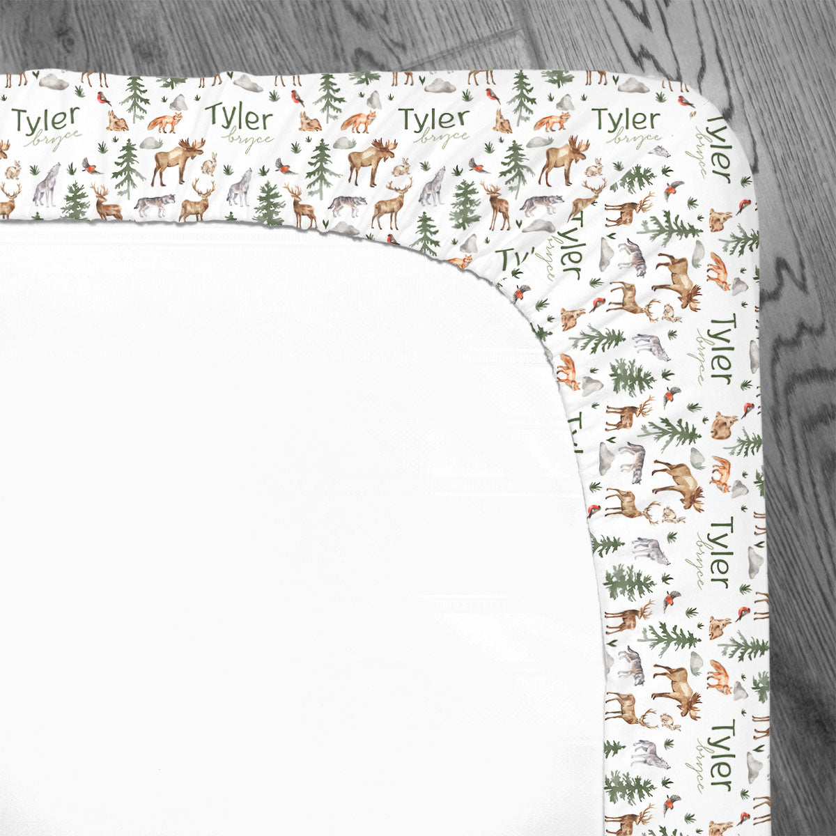 Personalized Crib Sheet | Into the Wild