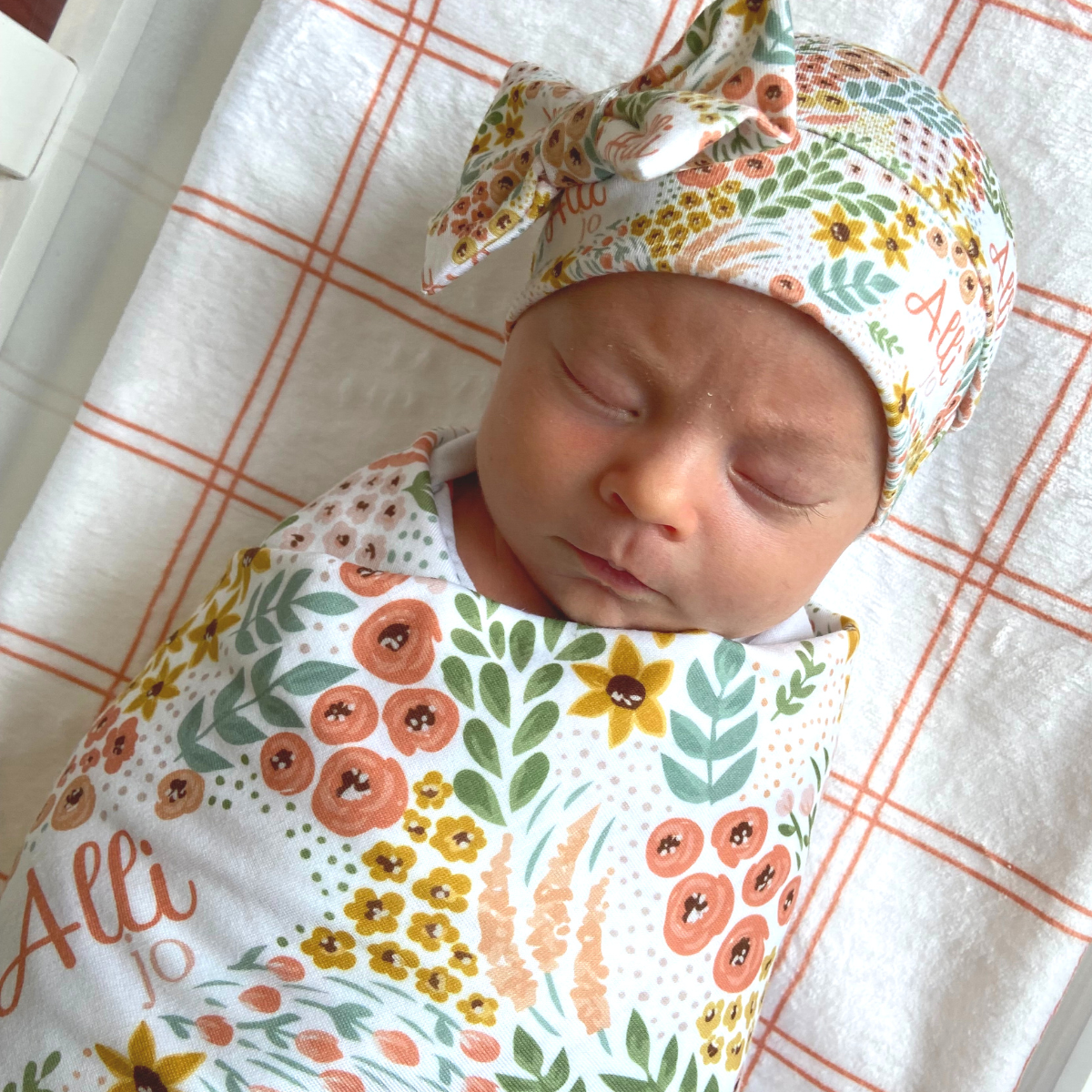 Personalized Baby Minky Blanket | Whimsy Floral