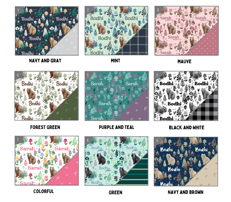 a bunch of different patterns and colors of fabric