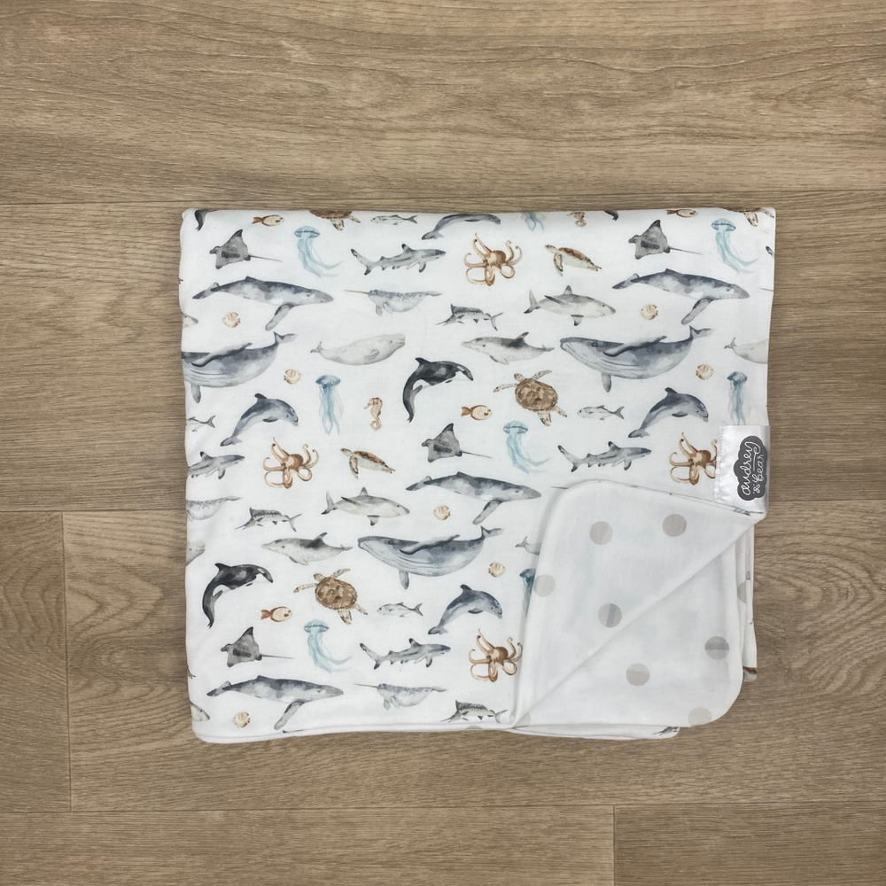 Large Double Sided Swaddle - Non Personalized