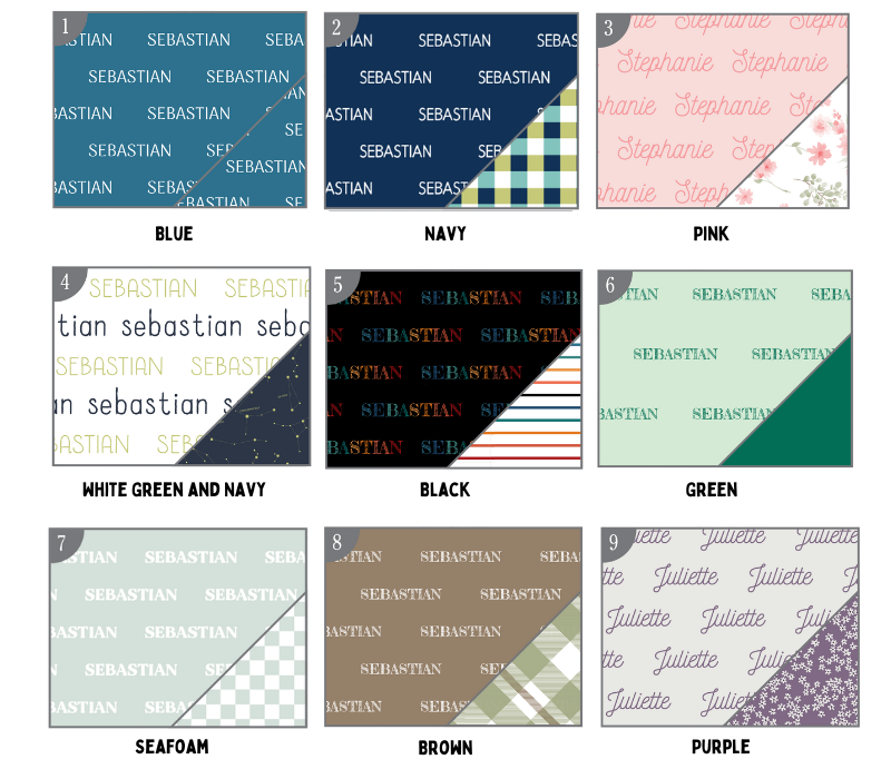 a bunch of different types of fabric