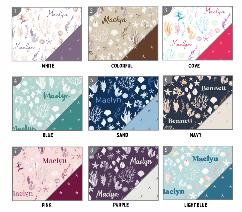 a bunch of different patterns on a sheet of paper