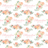 a floral pattern with the name of a girl