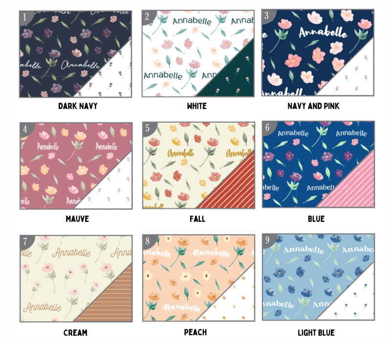 a bunch of different types of fabric