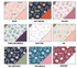 a bunch of different types of fabric