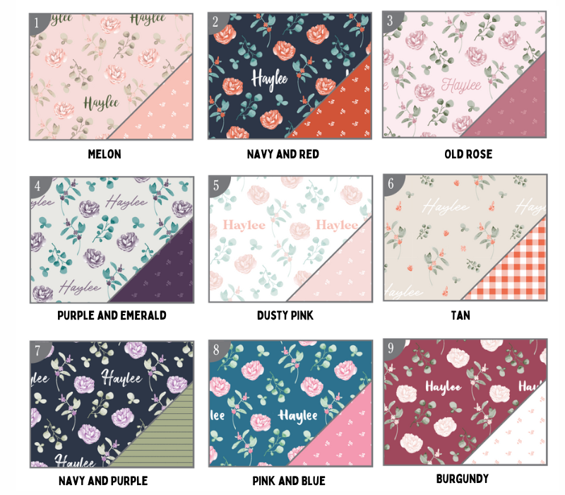 a bunch of different types of fabric
