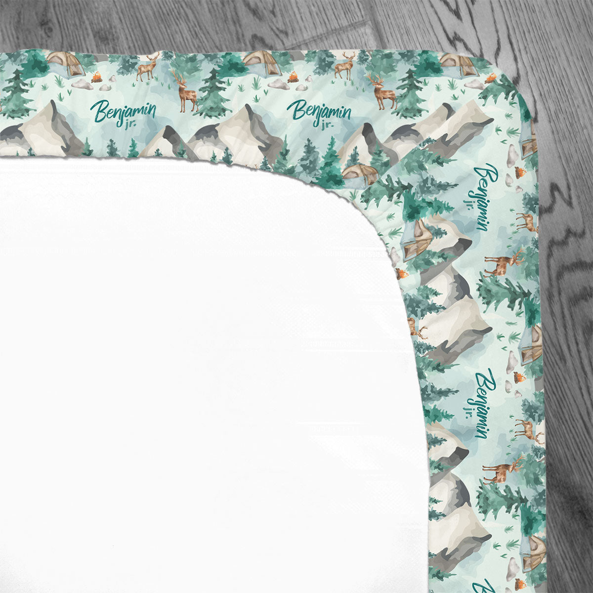 Personalized Crib Sheet | The Great Outdoors