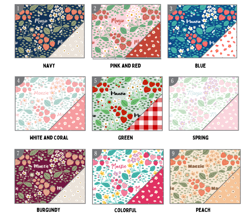 a bunch of different patterns on a sheet of paper