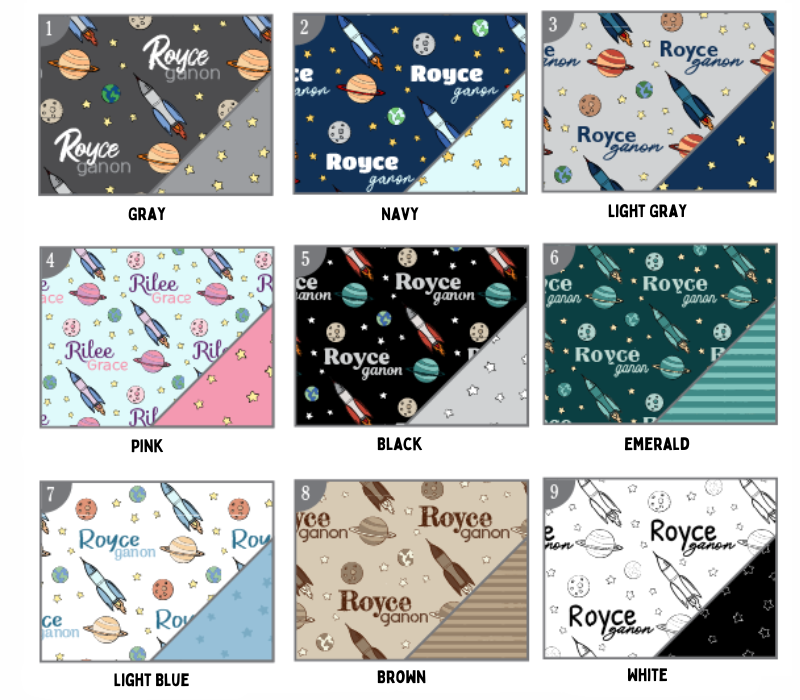 a bunch of different types of wrapping paper
