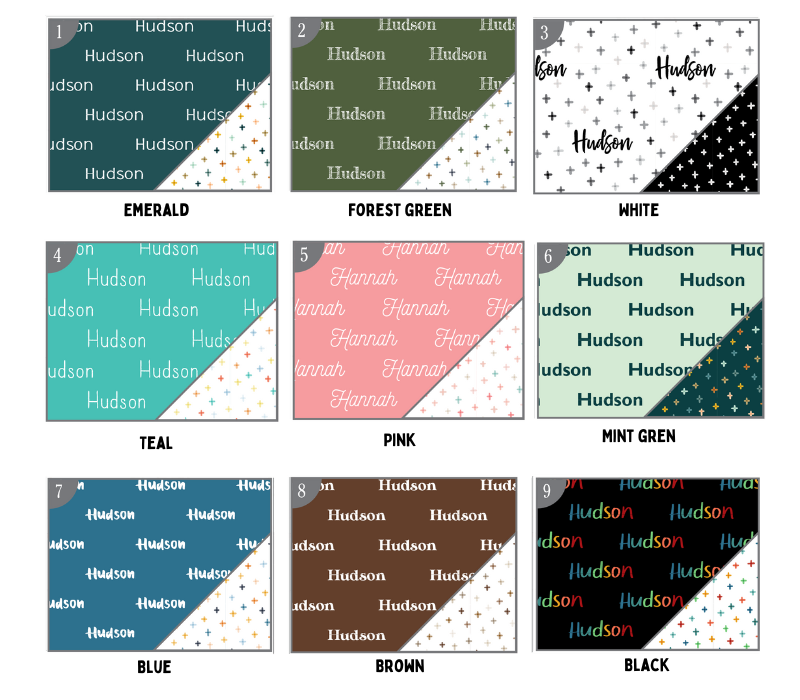 a bunch of different colors of fabric