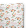 Personalized Changing Pad Cover | Springtime Floral