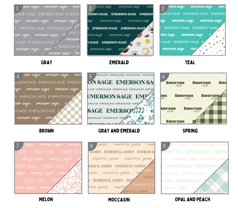 a bunch of different types of paper