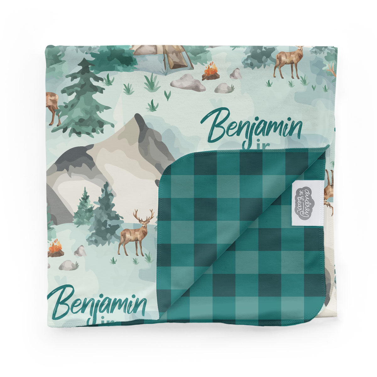 Personalized Swaddle Blanket | The Great Outdoors