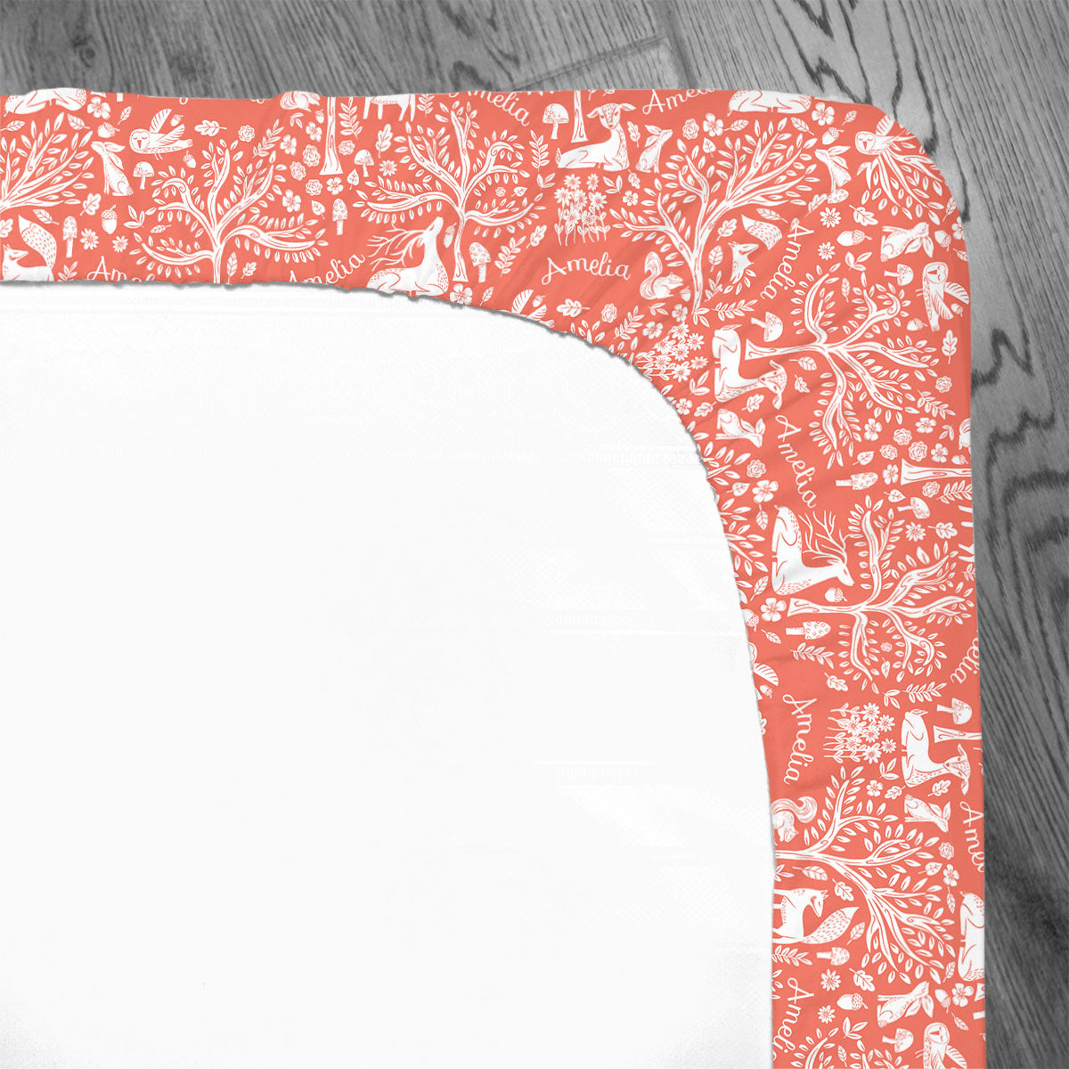 Personalized Crib Sheet | Fairytale Meadow