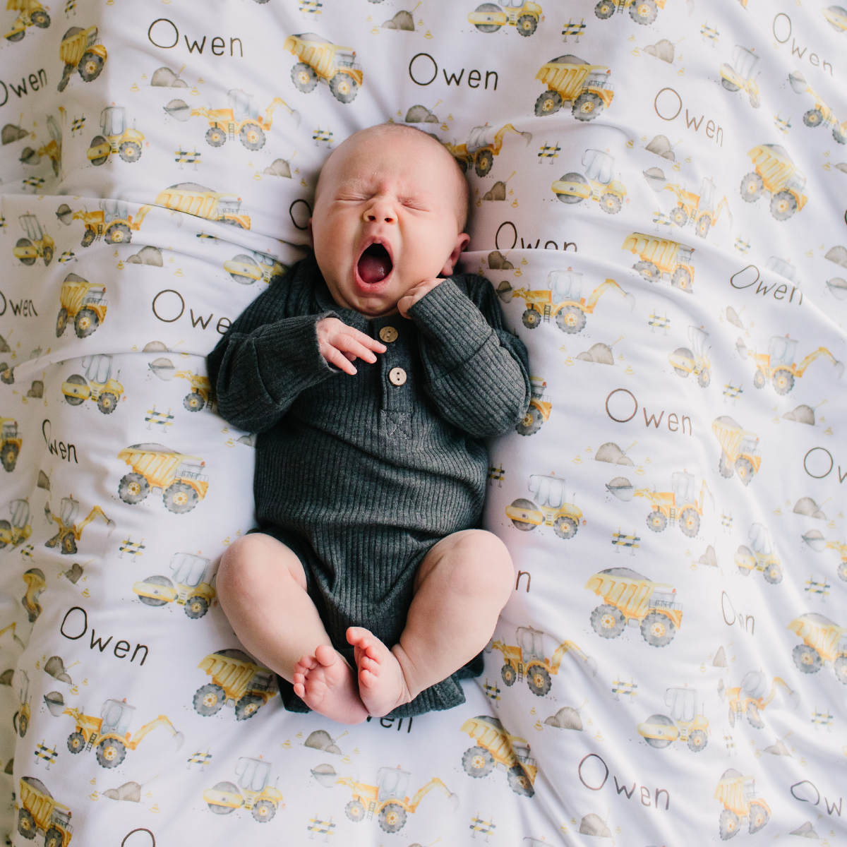 Personalized Swaddle Blanket | New Construction