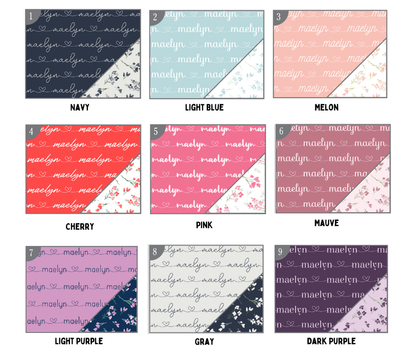 a set of four different colors of paper