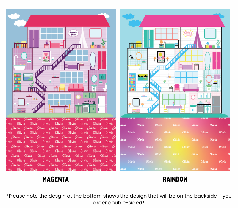 Personalized Play Blanket | Doll House