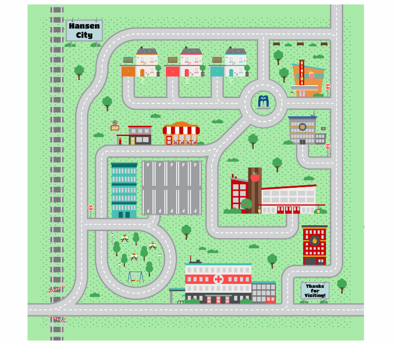 Personalized Play Blanket | City