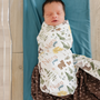 Personalized Swaddle Blanket | Mountain Explorer