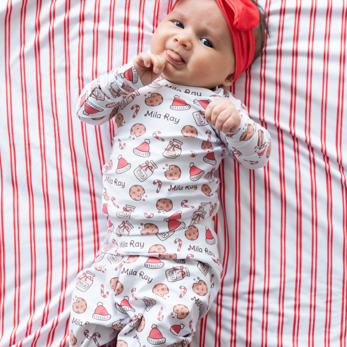Personalized Cloudwear {Baby + Kid Loungewear} | Santa's Cookies