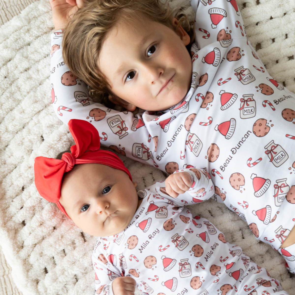 Personalized Cloudwear {Baby + Kid Loungewear} | Santa's Cookies