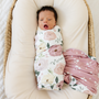 Personalized Swaddle Blanket | Bella Flora