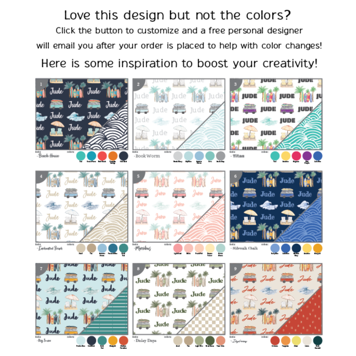 Personalized Crib Sheet | Wave Rider