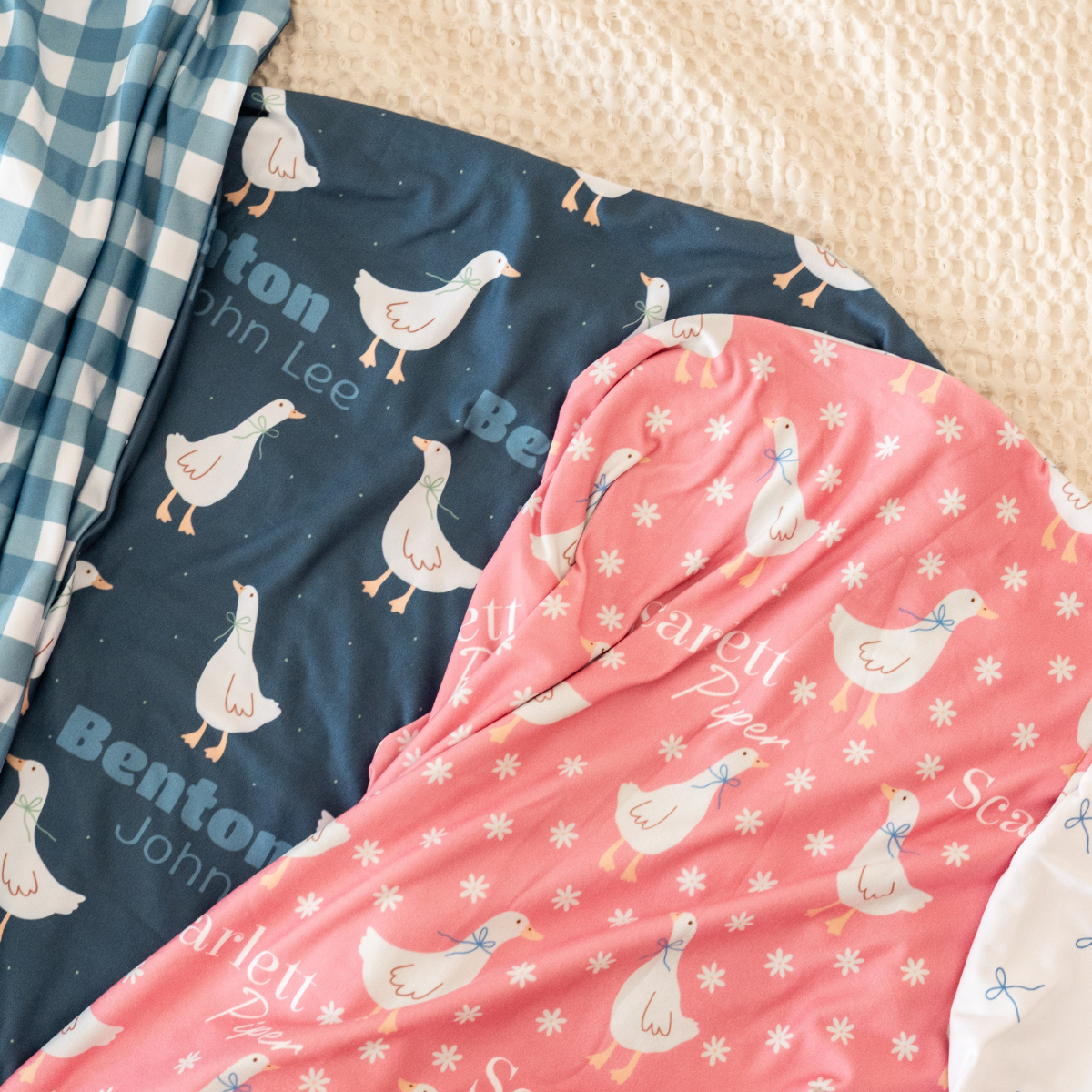 Personalized Swaddle Blanket | Silly Goose