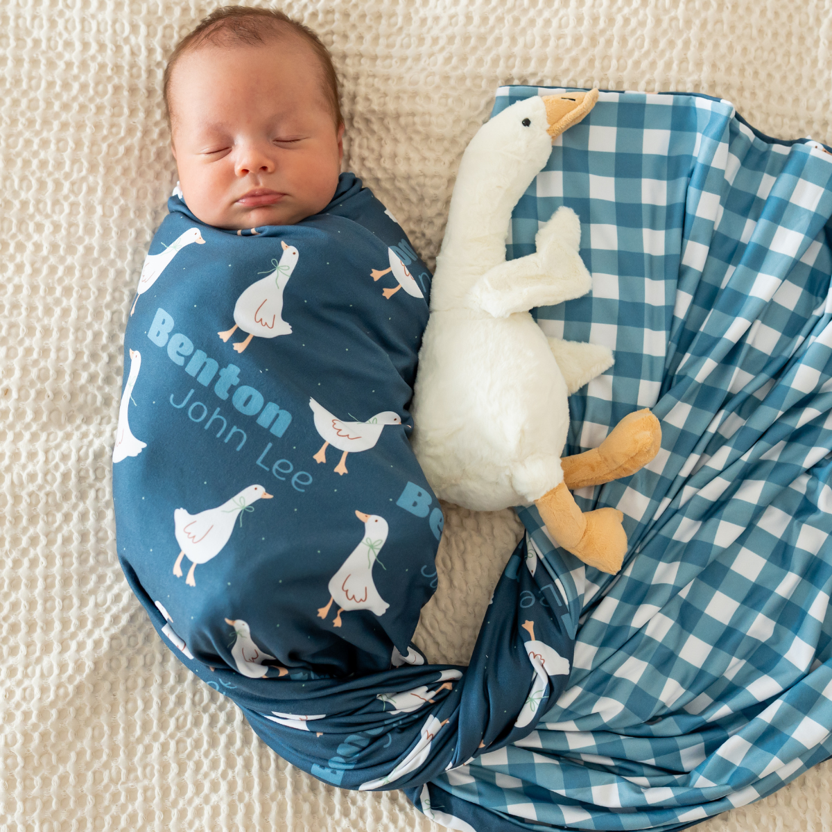 Personalized Swaddle Blanket | Silly Goose