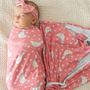 Personalized Swaddle & Hat Set | Silly Goose