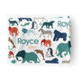 Personalized Minky  Blanket | At the Zoo