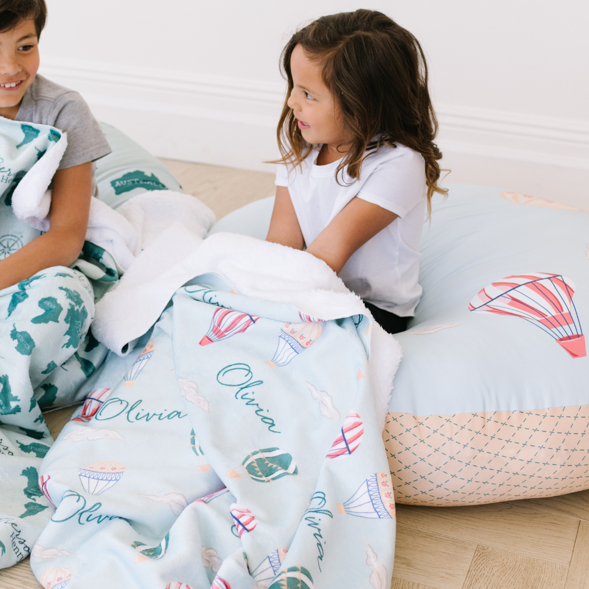 Personalized Minky  Blanket | Time Flies