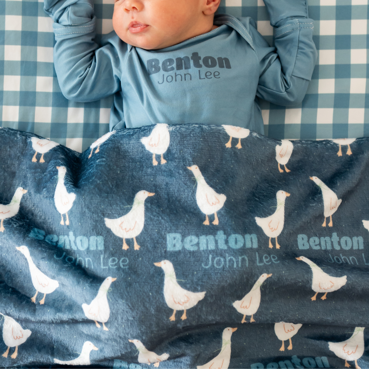 Personalized Baby Minky Blanket | Silly Goose