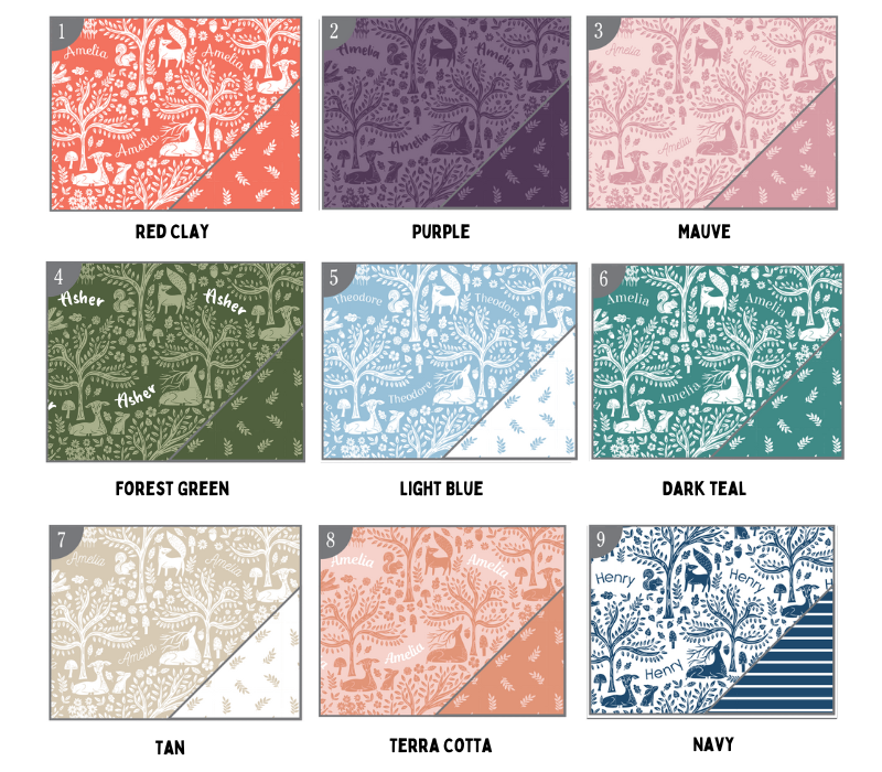 a bunch of different patterns on a sheet of paper