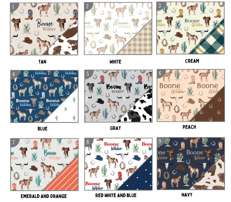 a bunch of different types of fabric