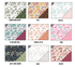 a bunch of different patterns of fabric