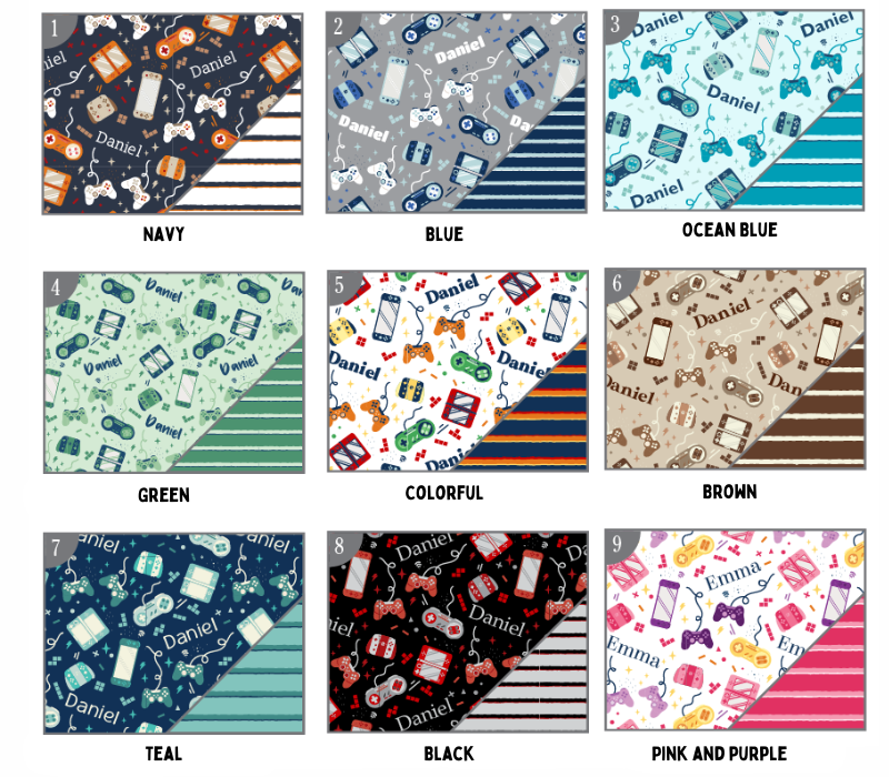 a bunch of different types of fabric