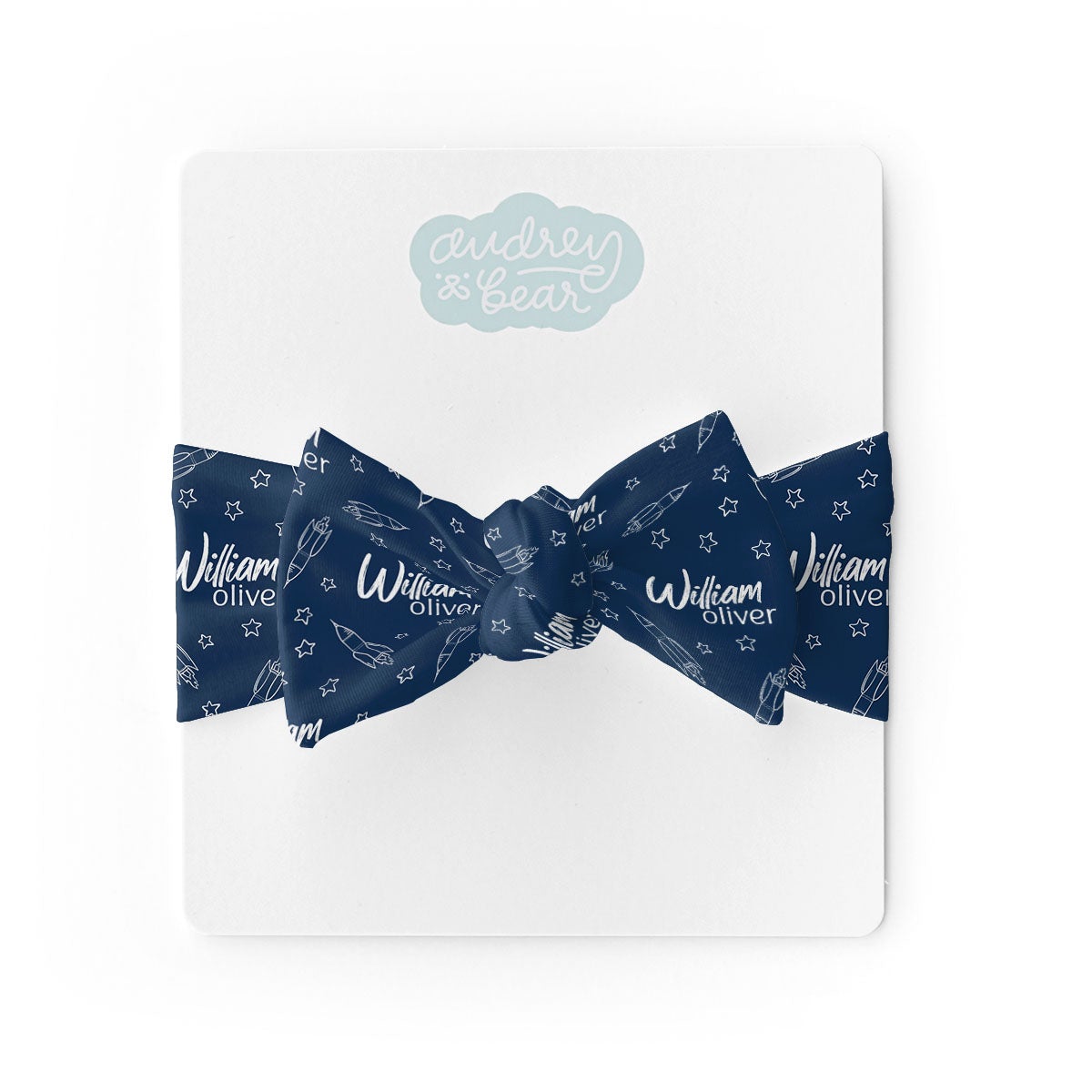 Personalized  Swaddle & Hat Set | Blast Off