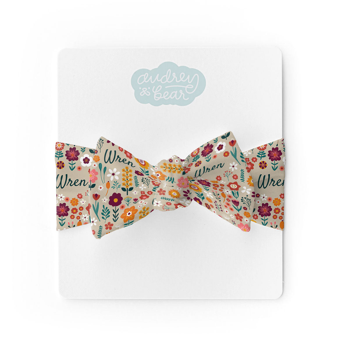 Personalized Swaddle & Hat Set | Folksy Floral