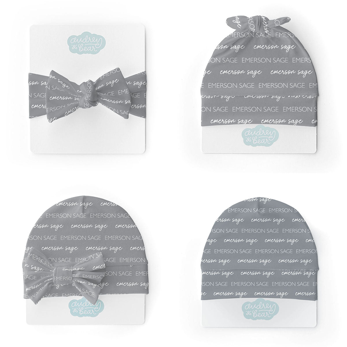 Personalized Stretchy Knit/Minky Take Me Home Bundle | Classic Multi-Font