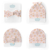 Personalized Swaddle & Hat Set | Sunny Daisies