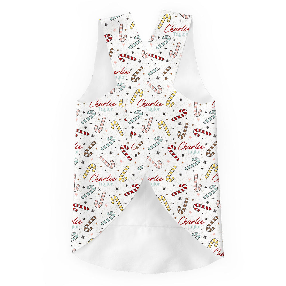 Personalized Kids Apron | Candy Cane Lane